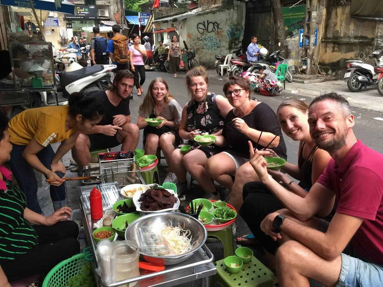 street food in Hanoi